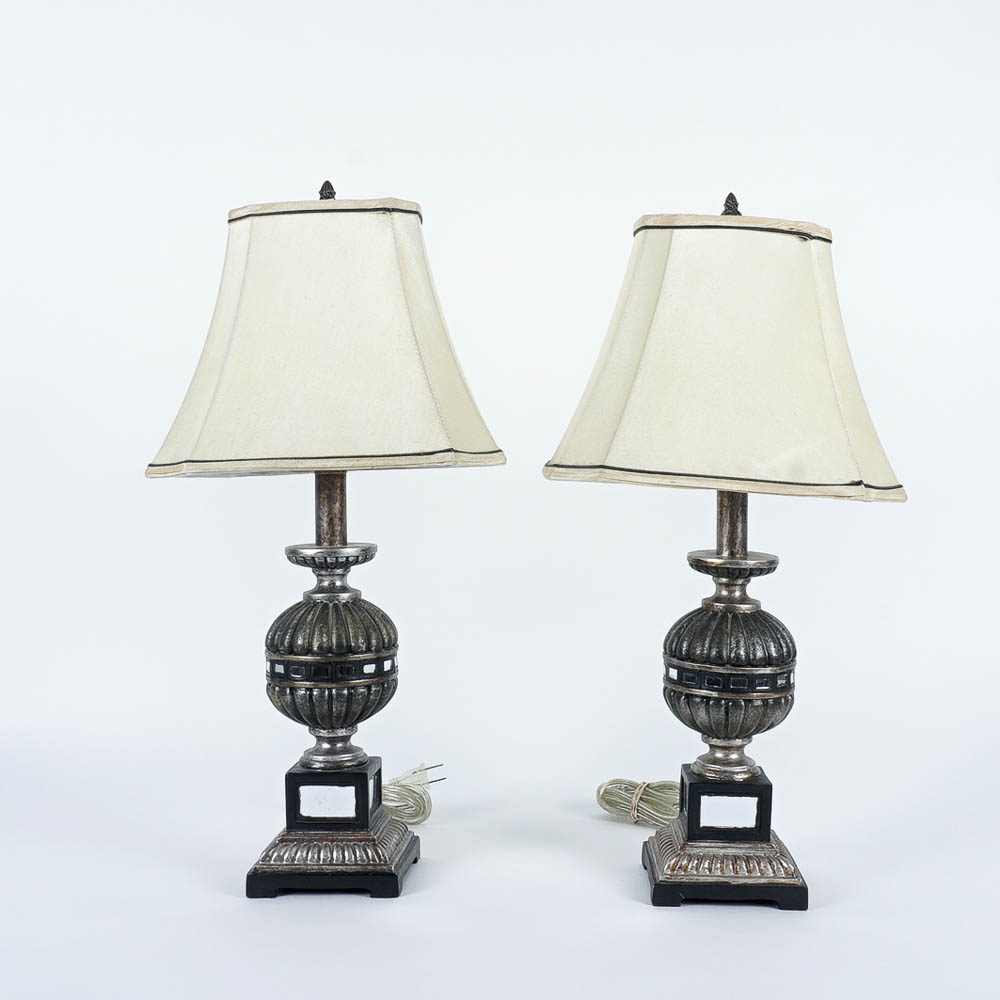 Two Contemporary Table Lamps