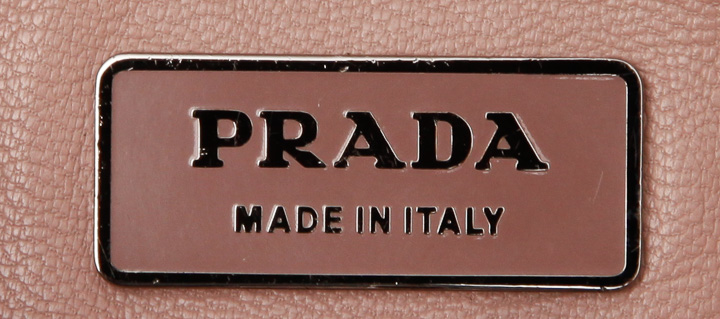 Brown Leather Prada Handbag