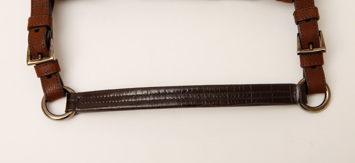 Brown Leather Prada Handbag