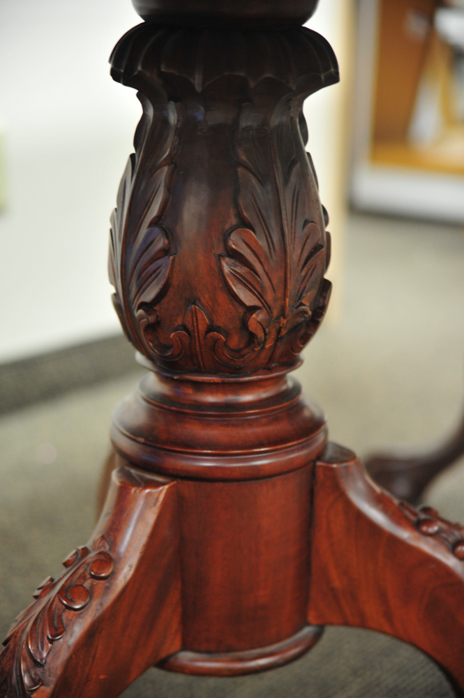 Mahogany Claw Foot Dining Room Table