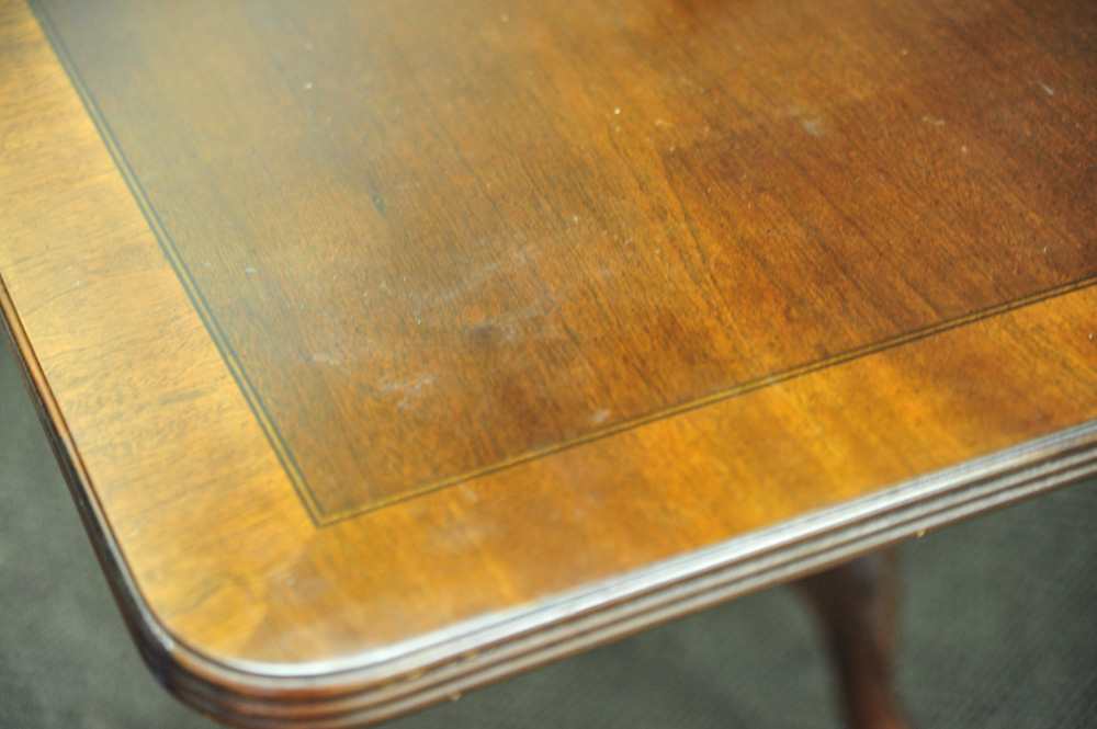 Mahogany Claw Foot Dining Room Table
