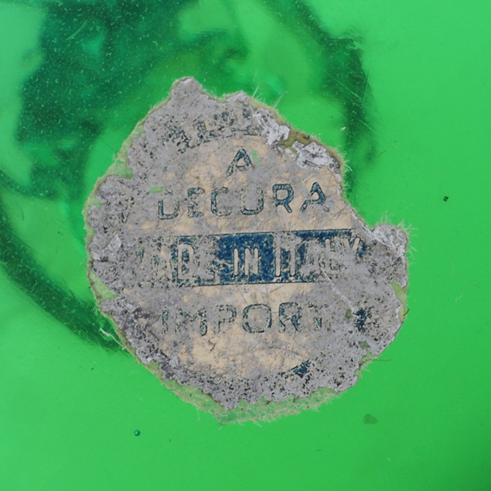 Green Murano Glass Apple Paperweight