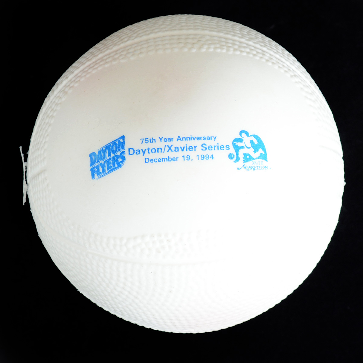 Large Collection 1994 Xavier/Dayton "75th Anniversary" Mini Rubber Basketballs