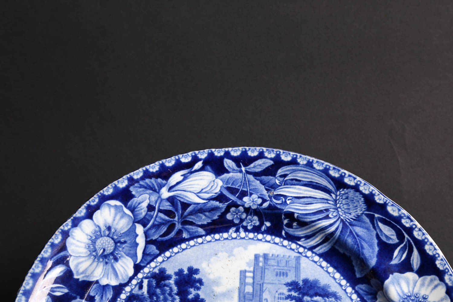 Antique Clews Staffordshire "Fountains Abbey" Transferware Plate