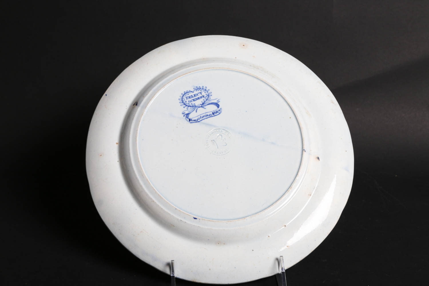 Antique Clews Staffordshire "Fountains Abbey" Transferware Plate