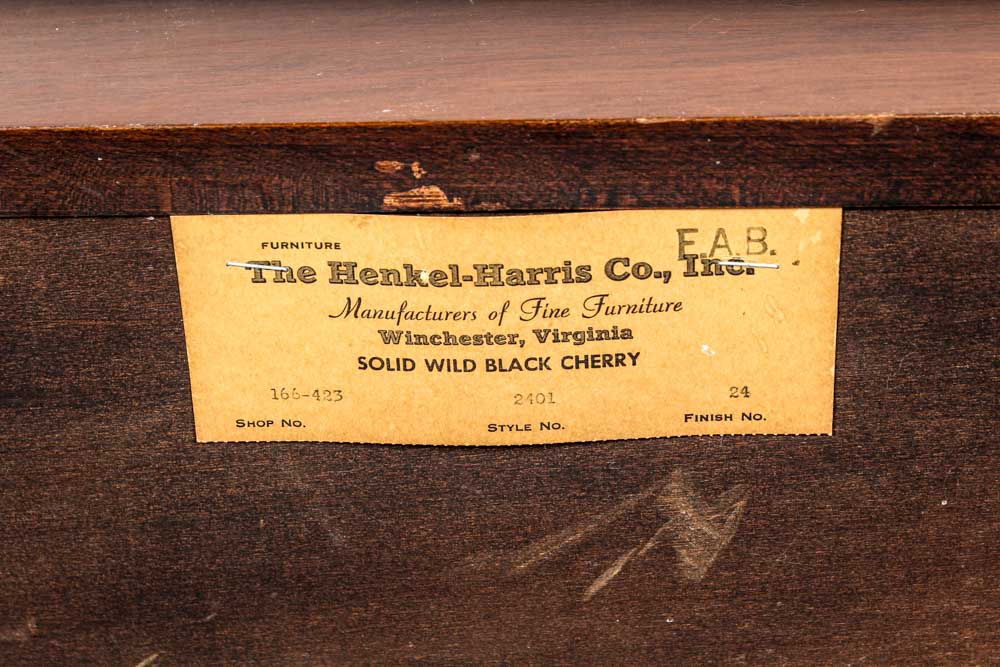 Chippendale Style Cherry Bachelor's Chest by Henkel-Harris