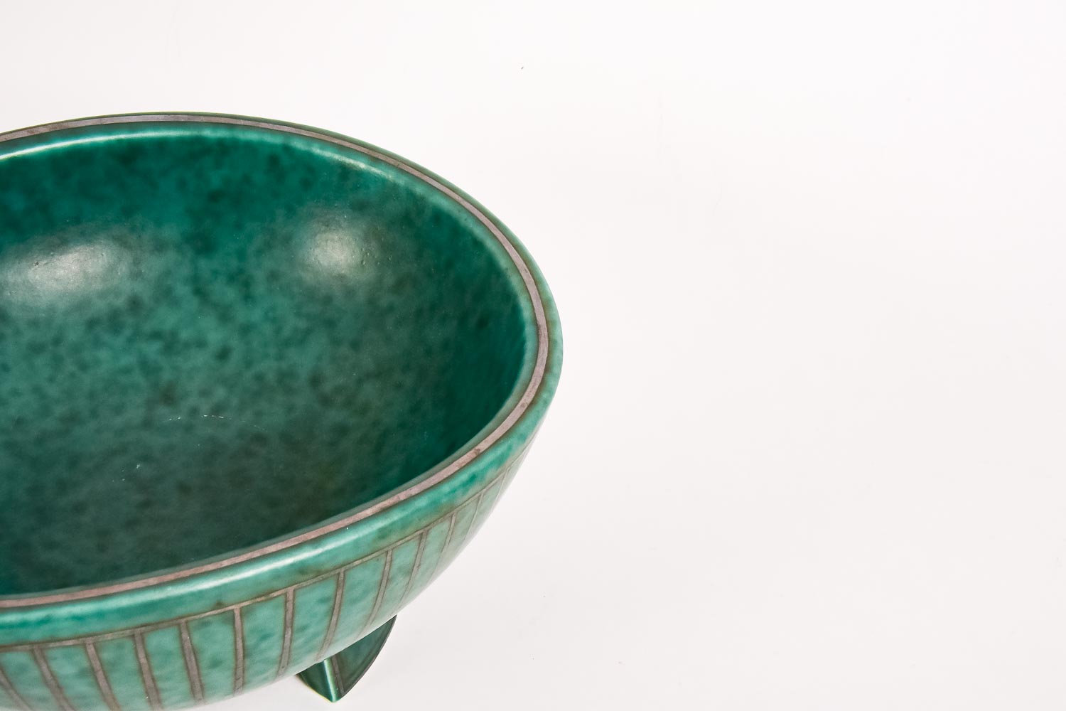 Vintage Mid-Century Footed Bowl