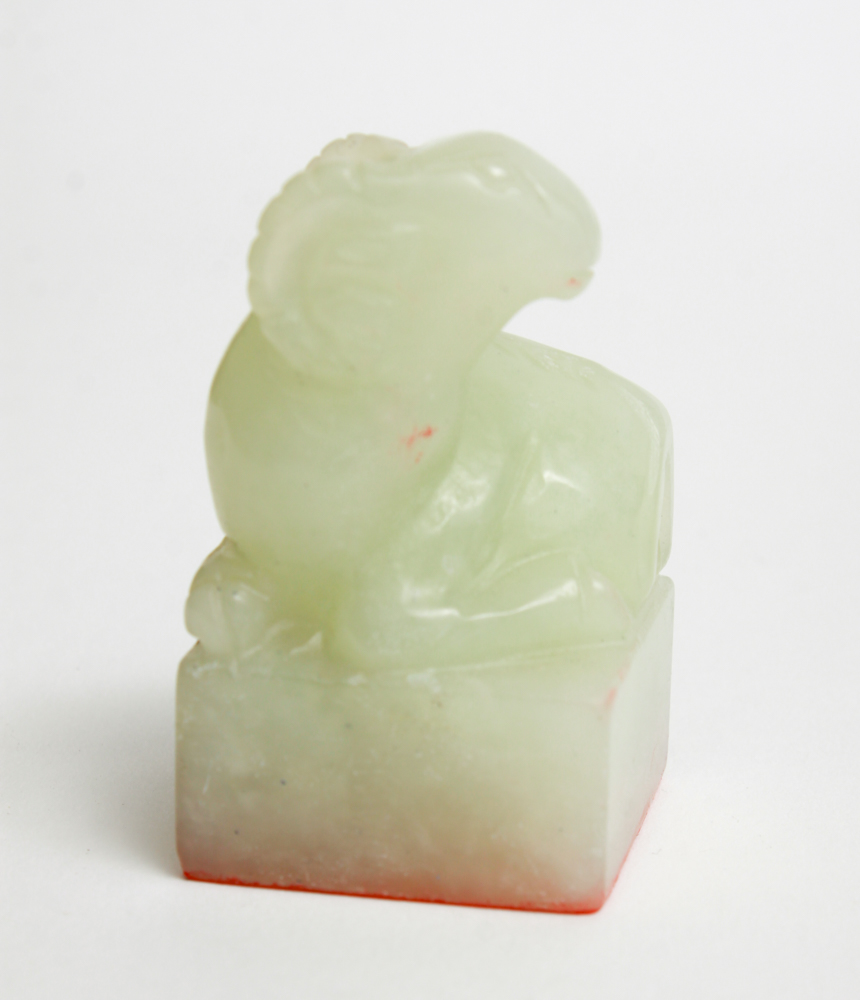 Serpentine Jade Figurines and Chinese Seals