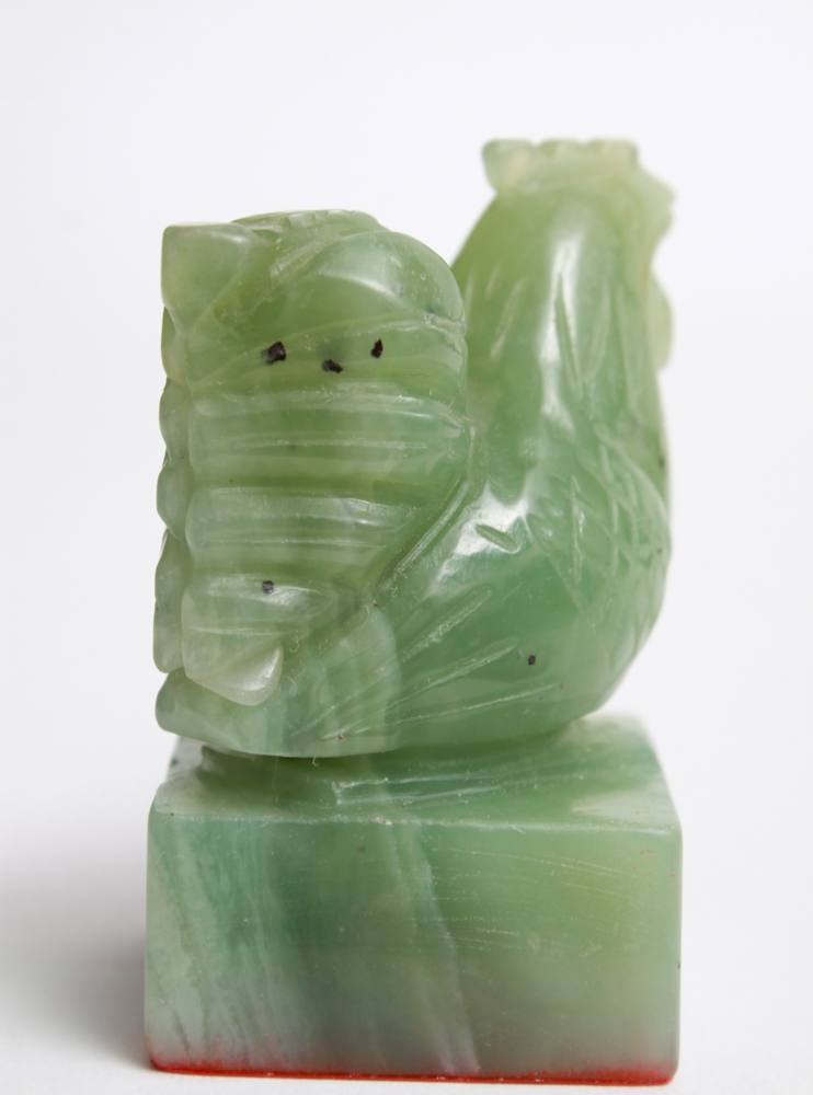 Serpentine Jade Figurines and Chinese Seals