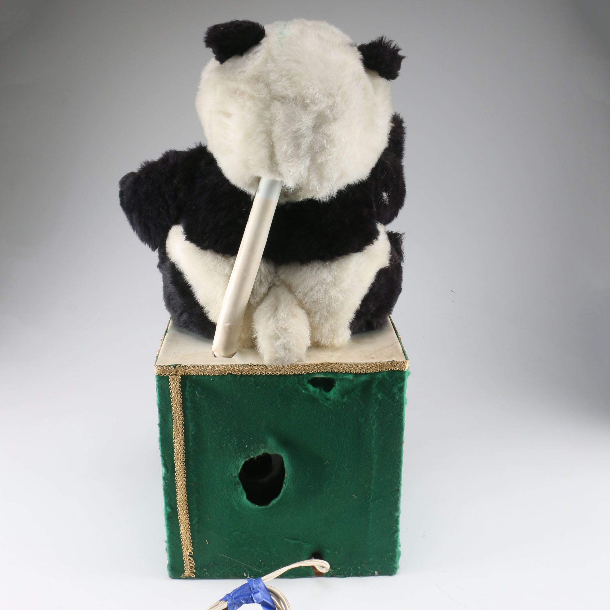 Plush Panda Electric Bubble Machine