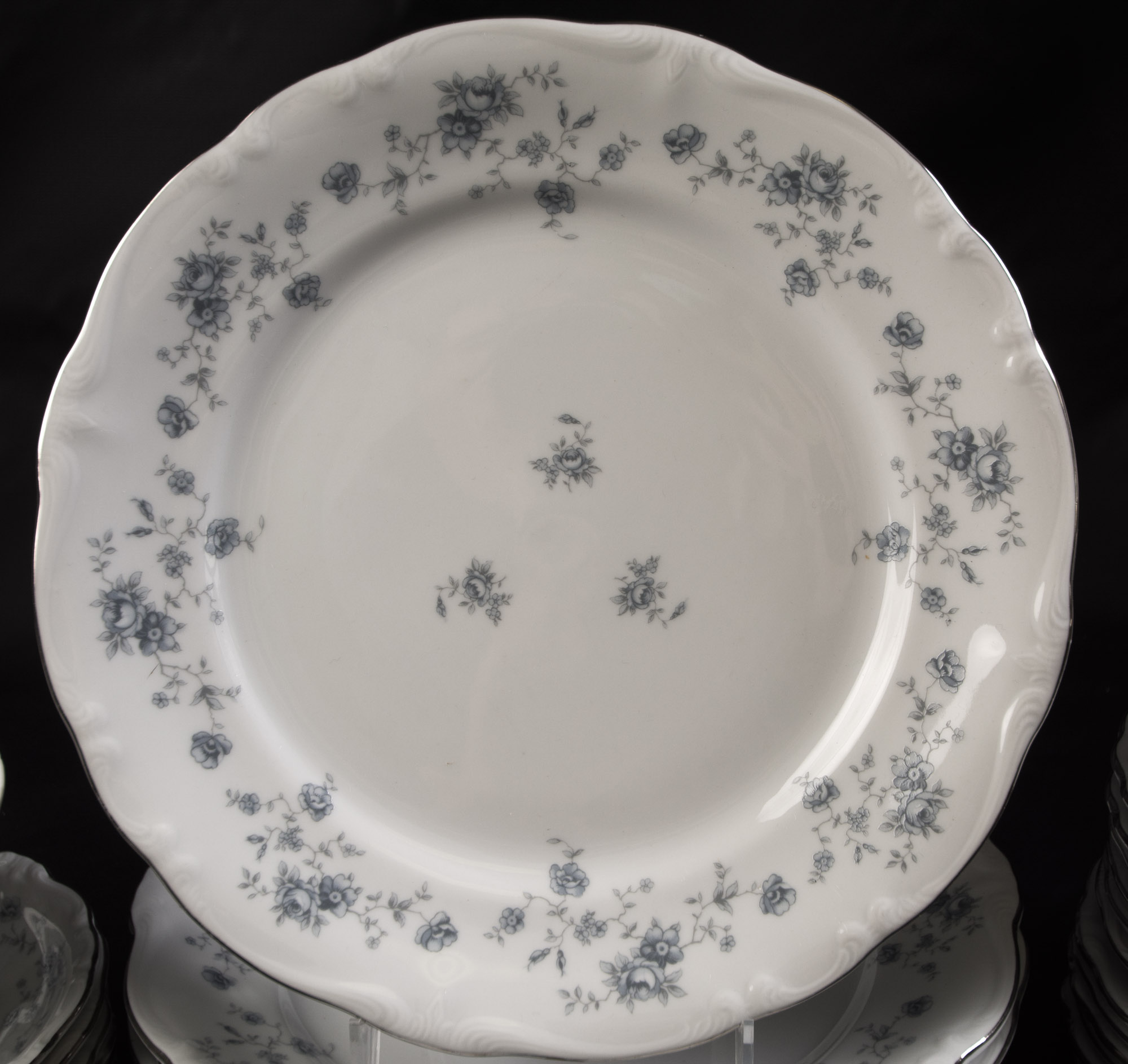 Haviland Blue Garland Service for Six