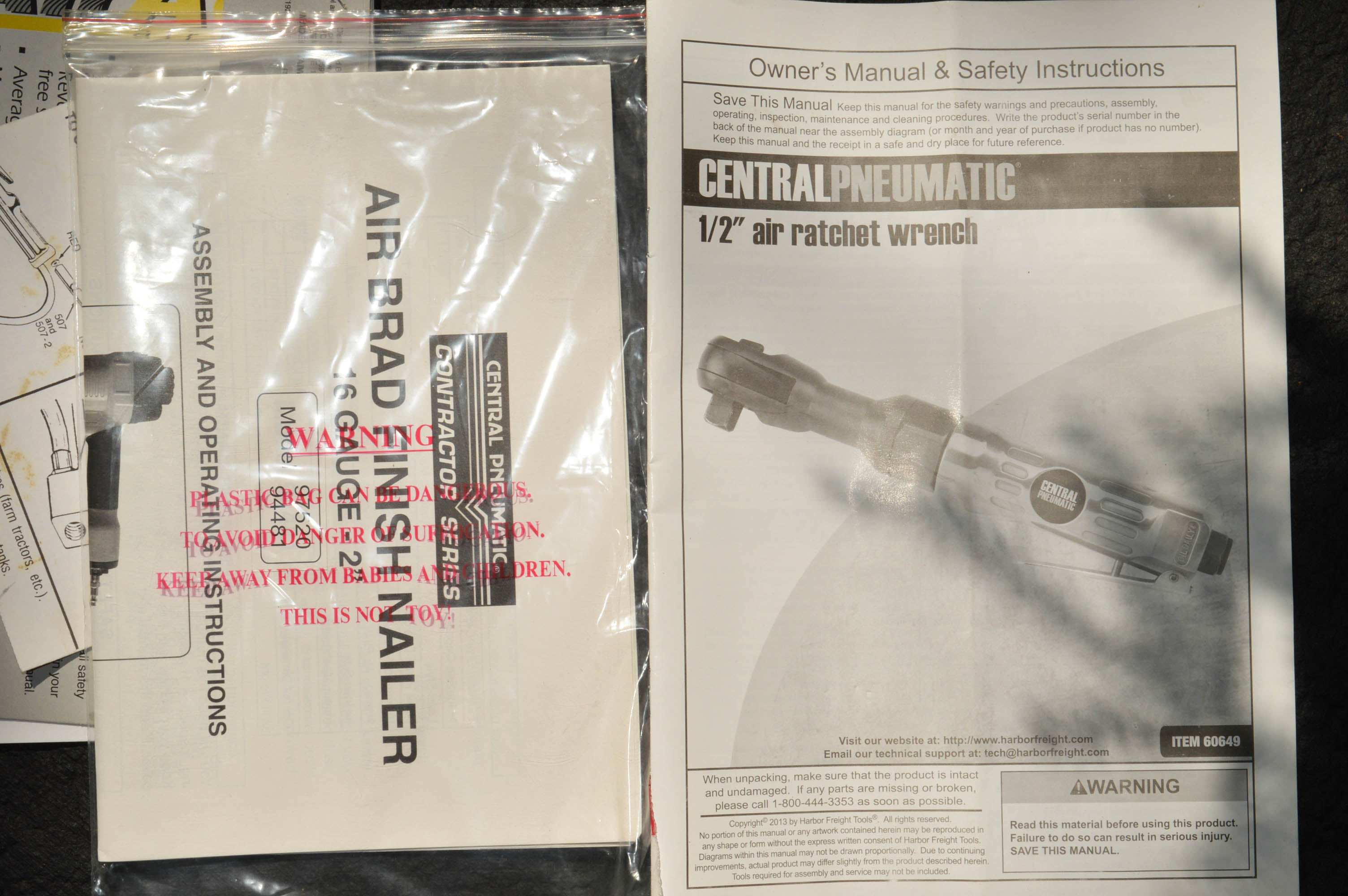 Central Pneumatic 2HP Hot Dog Air Compressor