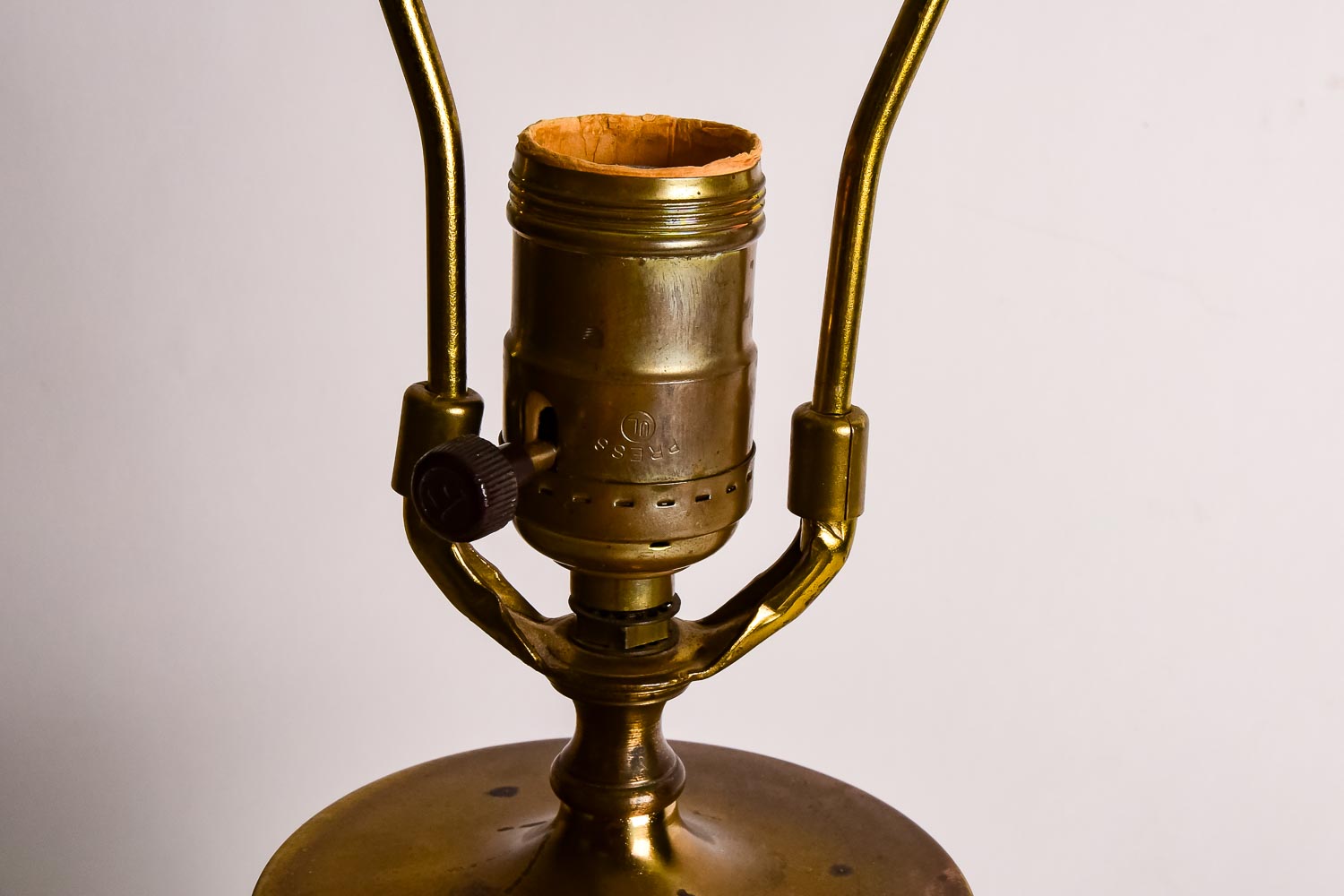 Green Crackle Glass Lamp