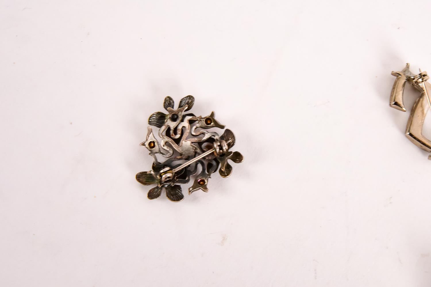 Silver-Tone Vintage Costume Jewelry