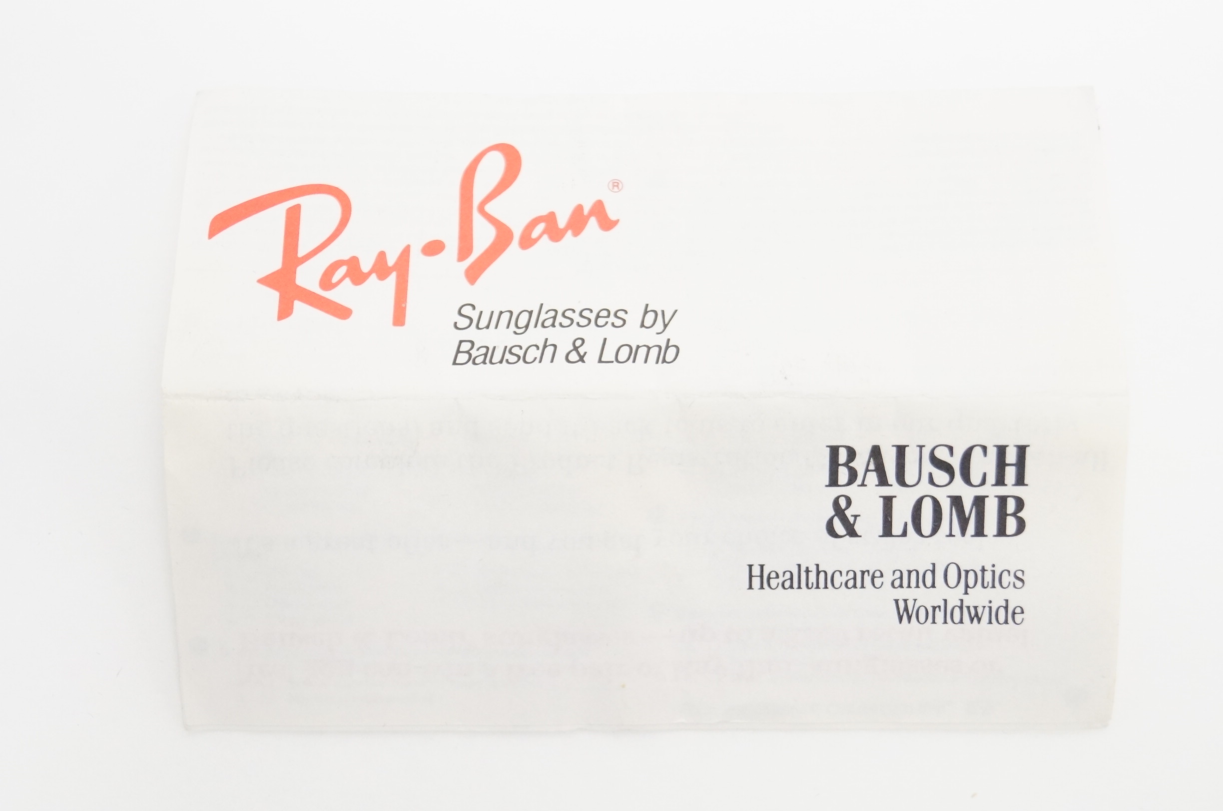 Vintage Ray-Ban Olympian II Sunglasses