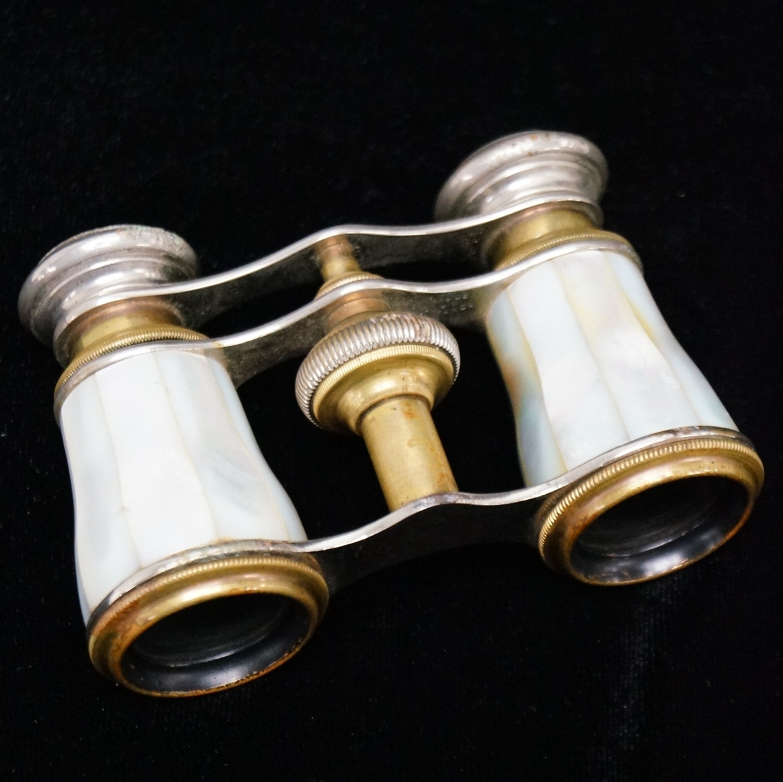 Vintage French Mother of Pearl Opera Glasses