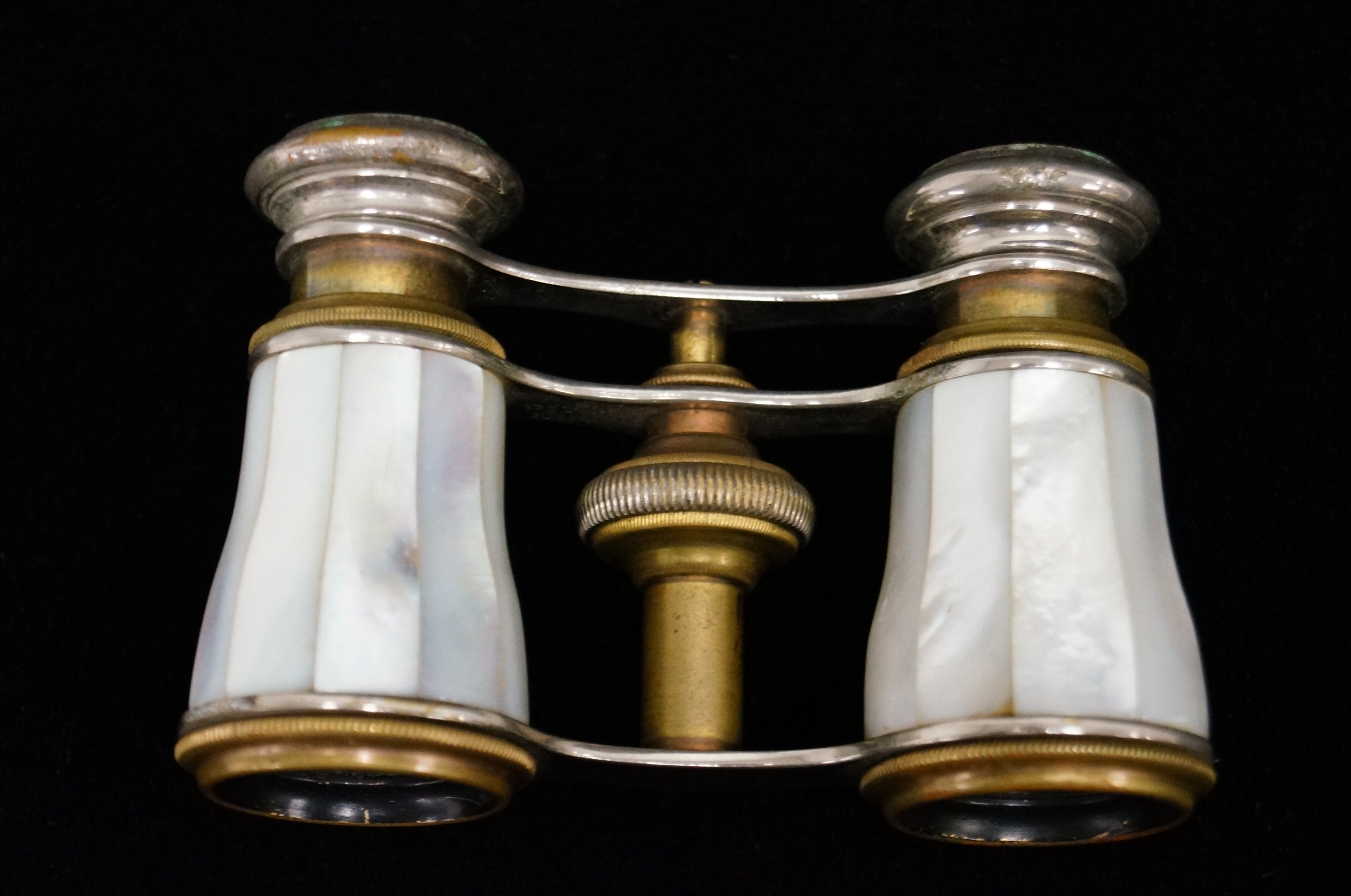 Vintage French Mother of Pearl Opera Glasses