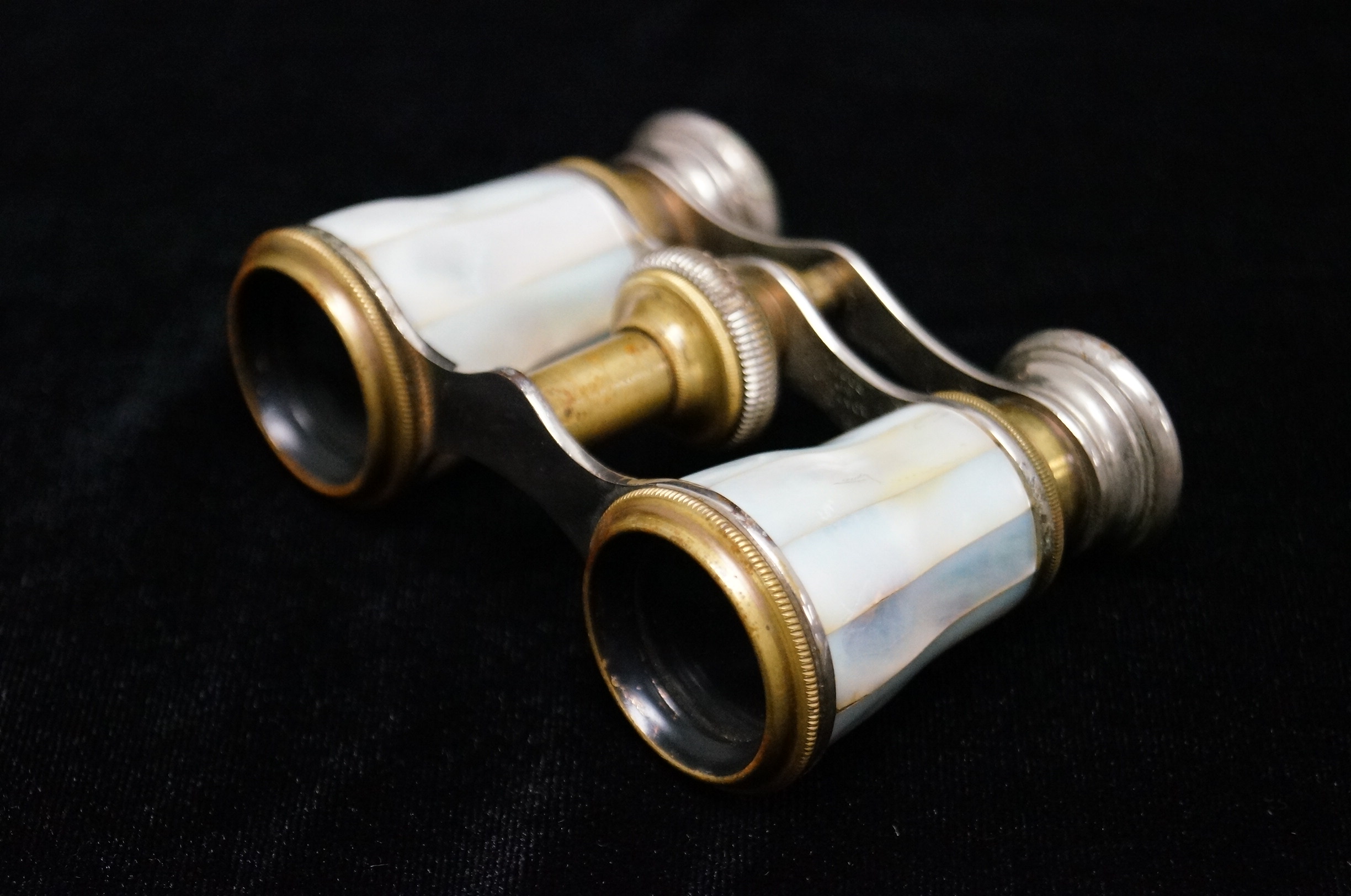 Vintage French Mother of Pearl Opera Glasses