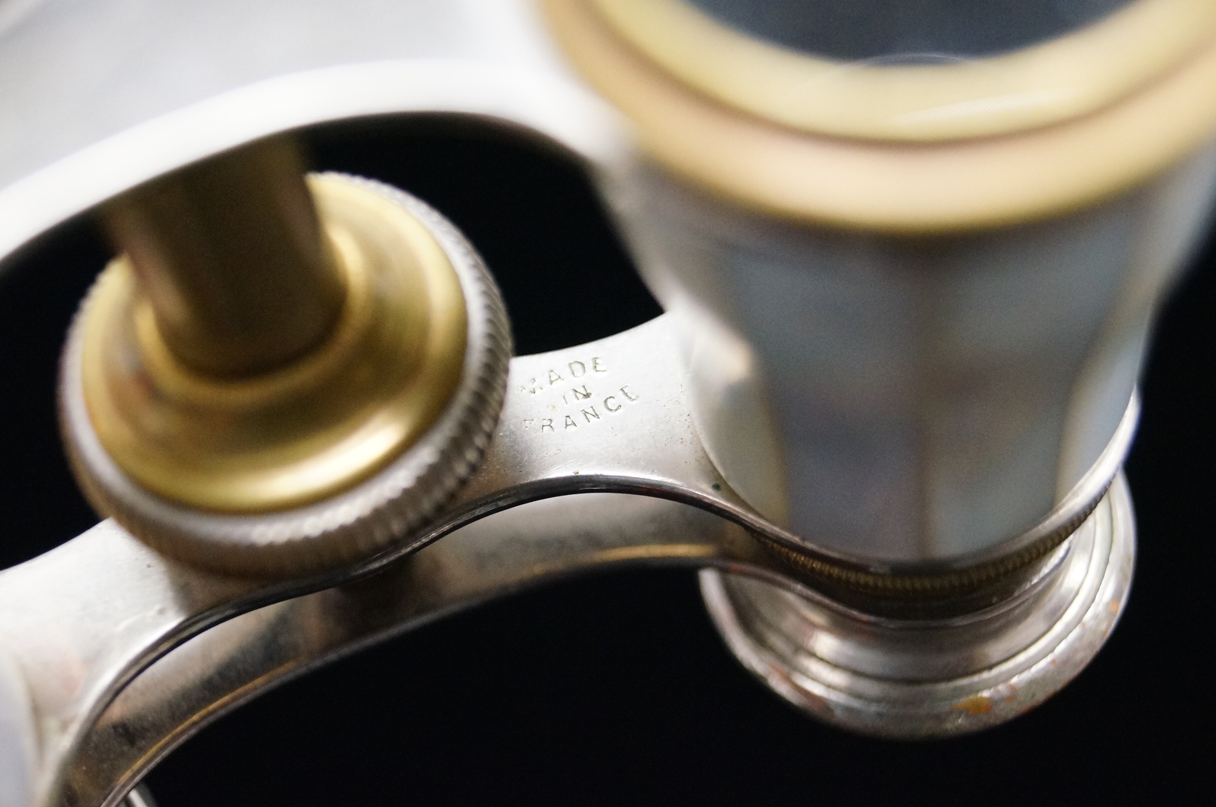 Vintage French Mother of Pearl Opera Glasses