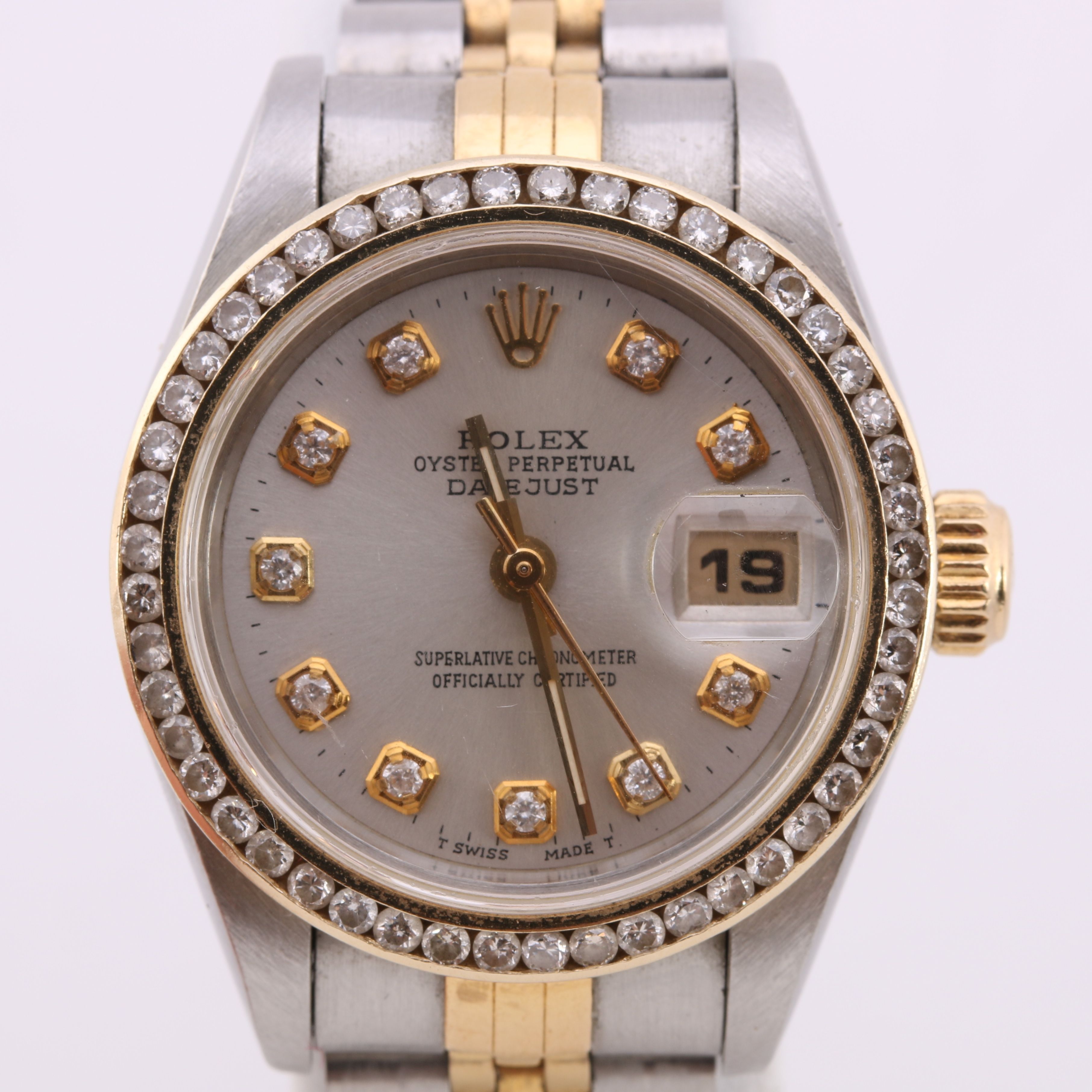 Women's Rolex Oyster Perpetual Diamond Watch
