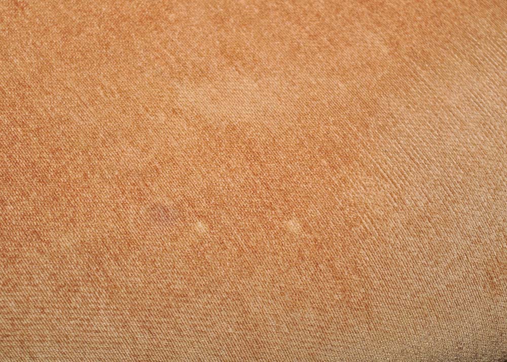 Large Velour Ottoman