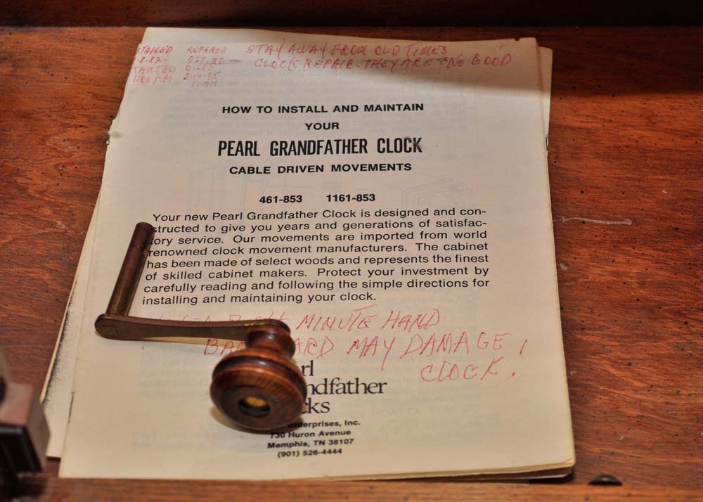 Pearl Chiming Grandfather Clock