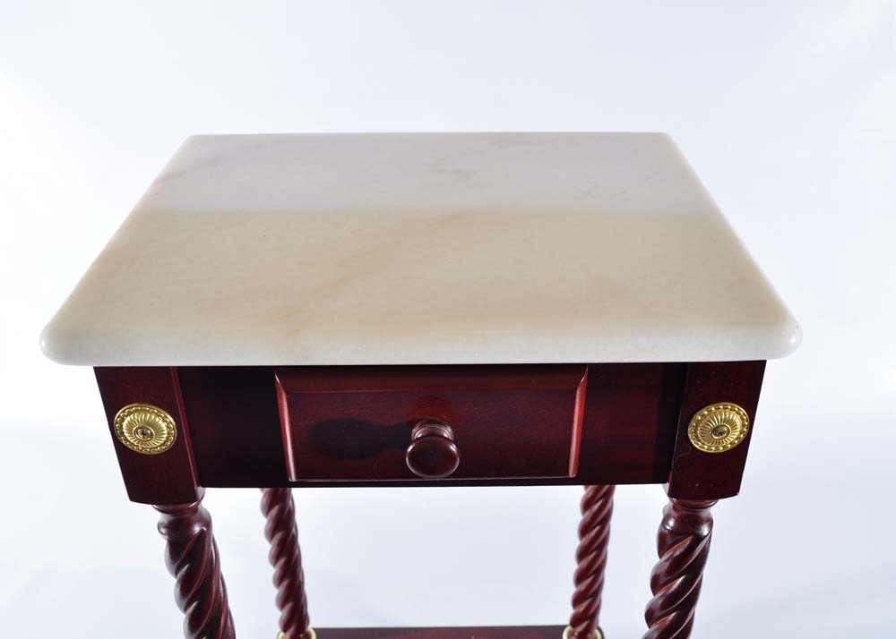 Marble Top Accent Table