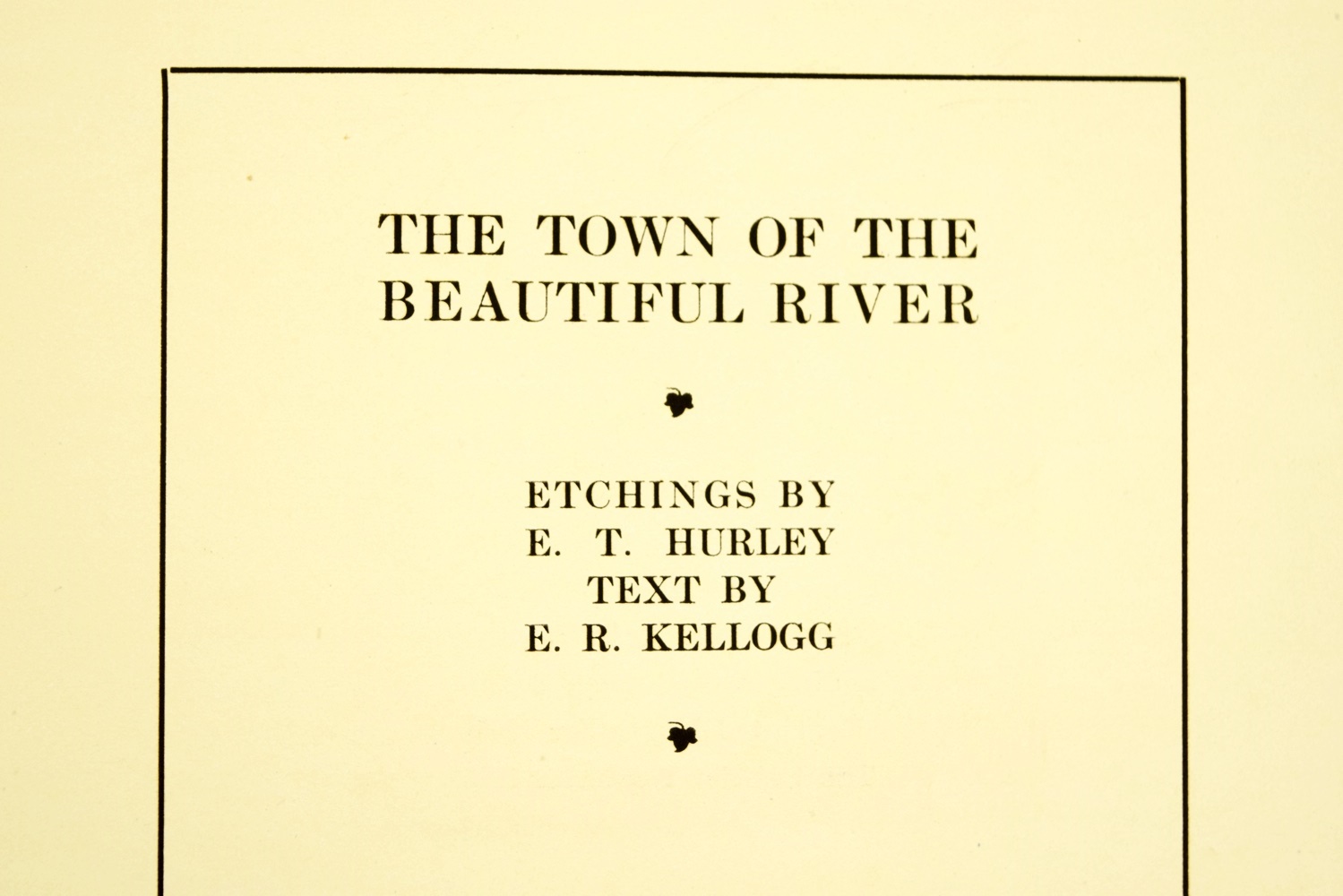 Three E.T. Hurley Books of Etchings Dated 1915,1926 and 1929, Two Being Signed by the Artist