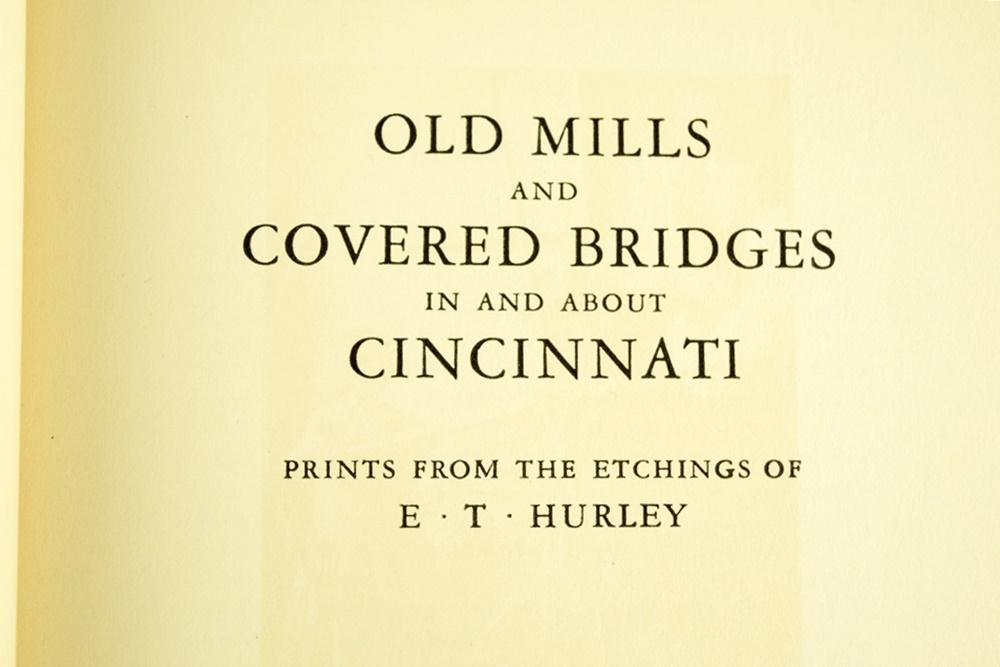 Three E.T. Hurley Books of Etchings Dated 1915,1926 and 1929, Two Being Signed by the Artist