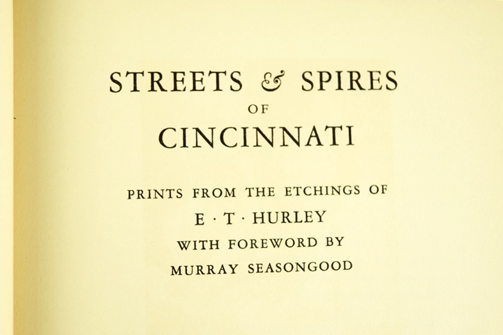 Three E.T. Hurley Books of Etchings Dated 1915,1926 and 1929, Two Being Signed by the Artist