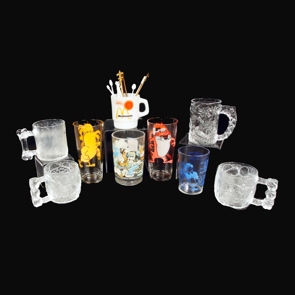 Collectible Cartoon Character Glassware