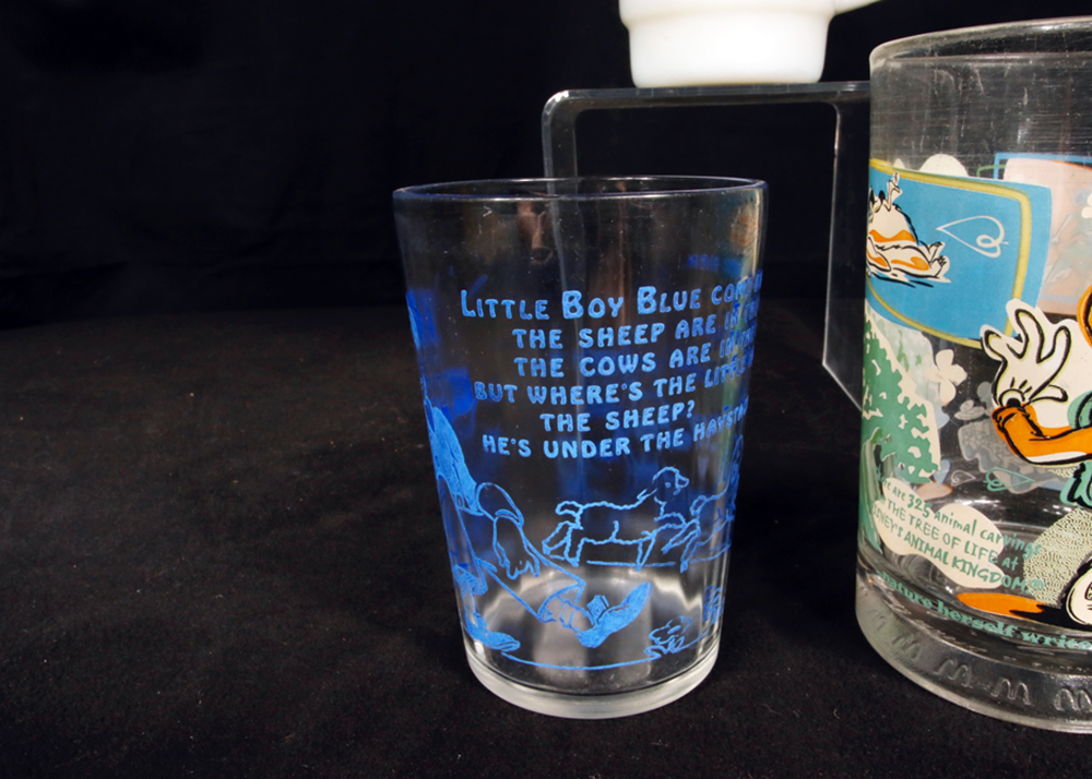 Collectible Cartoon Character Glassware