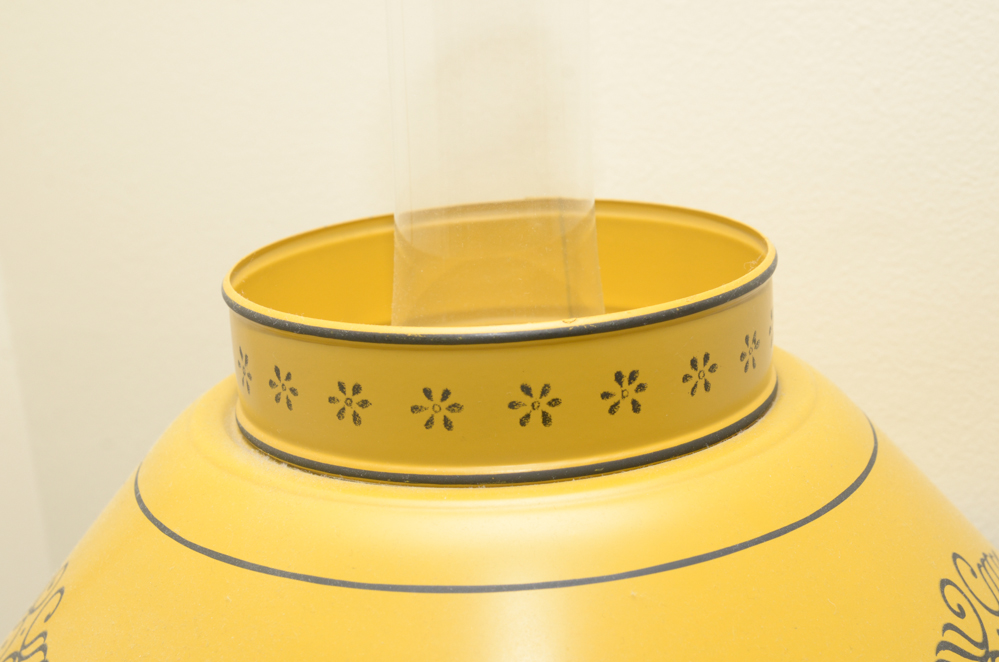 Painted Metal Floor Lamp