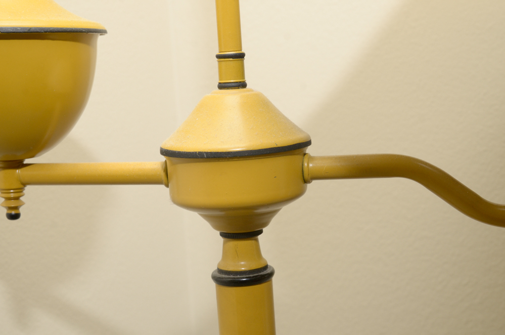 Painted Metal Floor Lamp