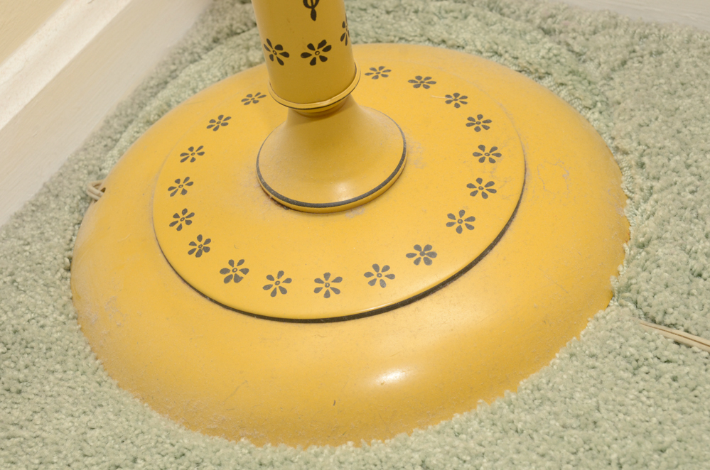 Painted Metal Floor Lamp