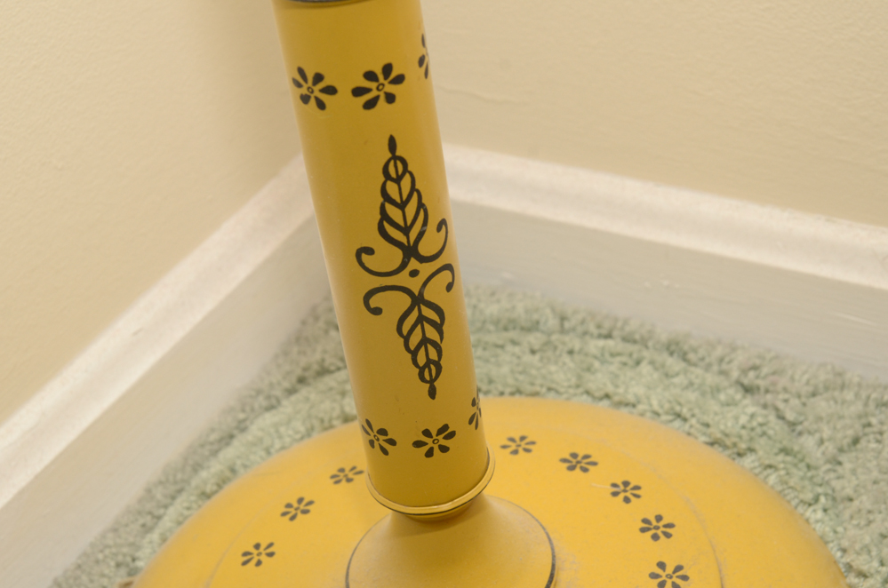 Painted Metal Floor Lamp