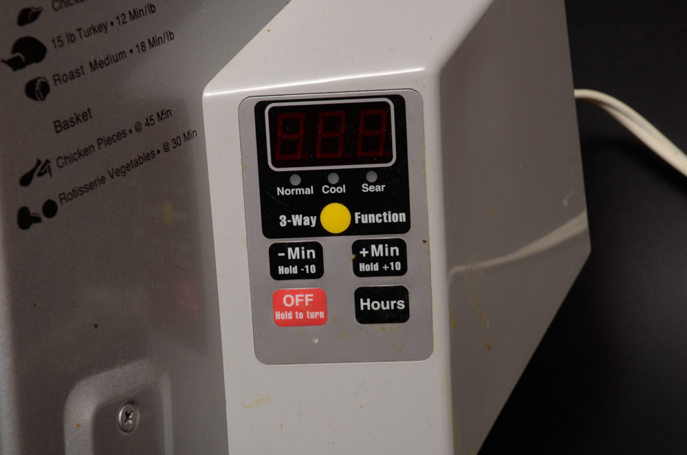 Ronco Showtime Rotisserie with Popeil Recipe Book