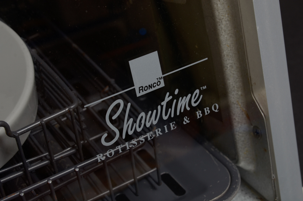 Ronco Showtime Rotisserie with Popeil Recipe Book