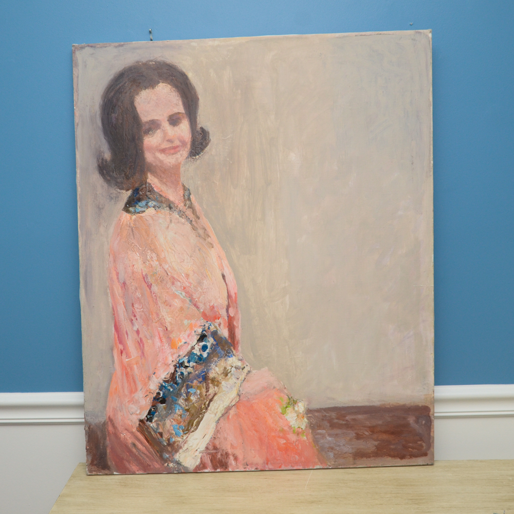 Fremont Ellis Portrait "Bambi in Pink Brocade"