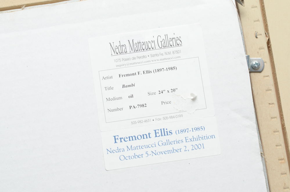 Fremont Ellis Portrait Titled "Bambi"