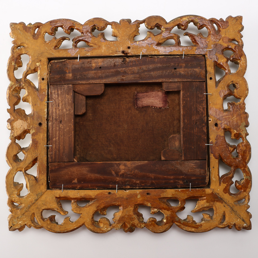 19th Century Italian Oil on Canvas Landscape with Figures