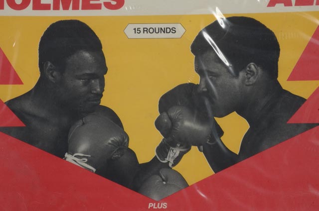 1980 Holmes Vs.  Ali Closed Circuit TV Boxing Poster