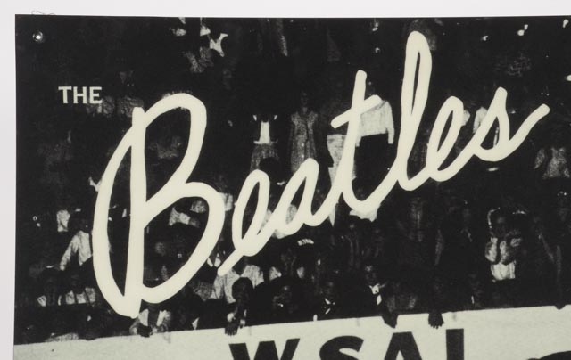 Contemporary Large Beatles Display That Hung At The Cincinnati Gardens