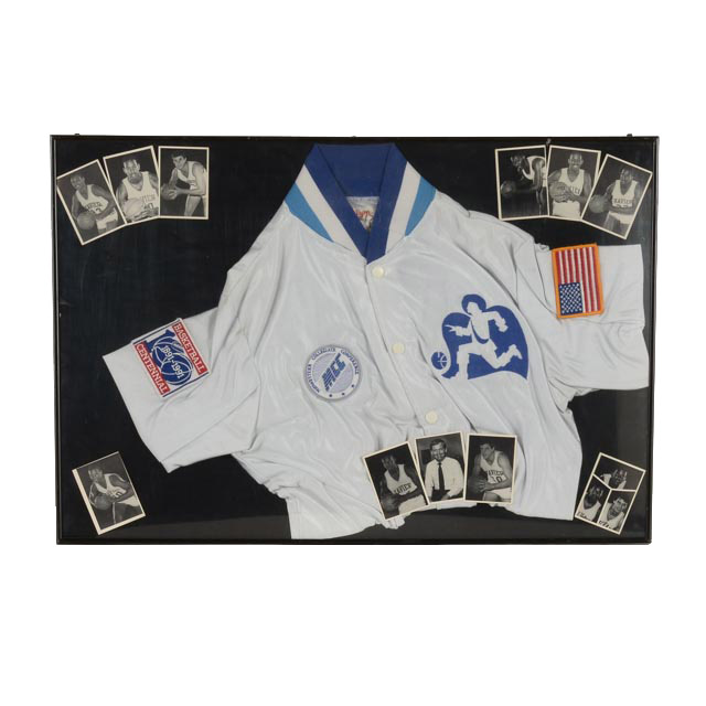 1991 Professionally Matted And Framed  Xavier Basketball Display