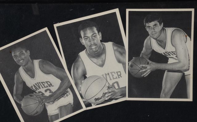 1991 Professionally Matted And Framed  Xavier Basketball Display