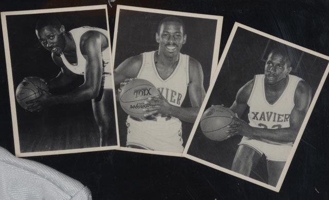 1991 Professionally Matted And Framed  Xavier Basketball Display