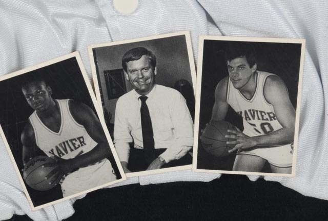 1991 Professionally Matted And Framed  Xavier Basketball Display