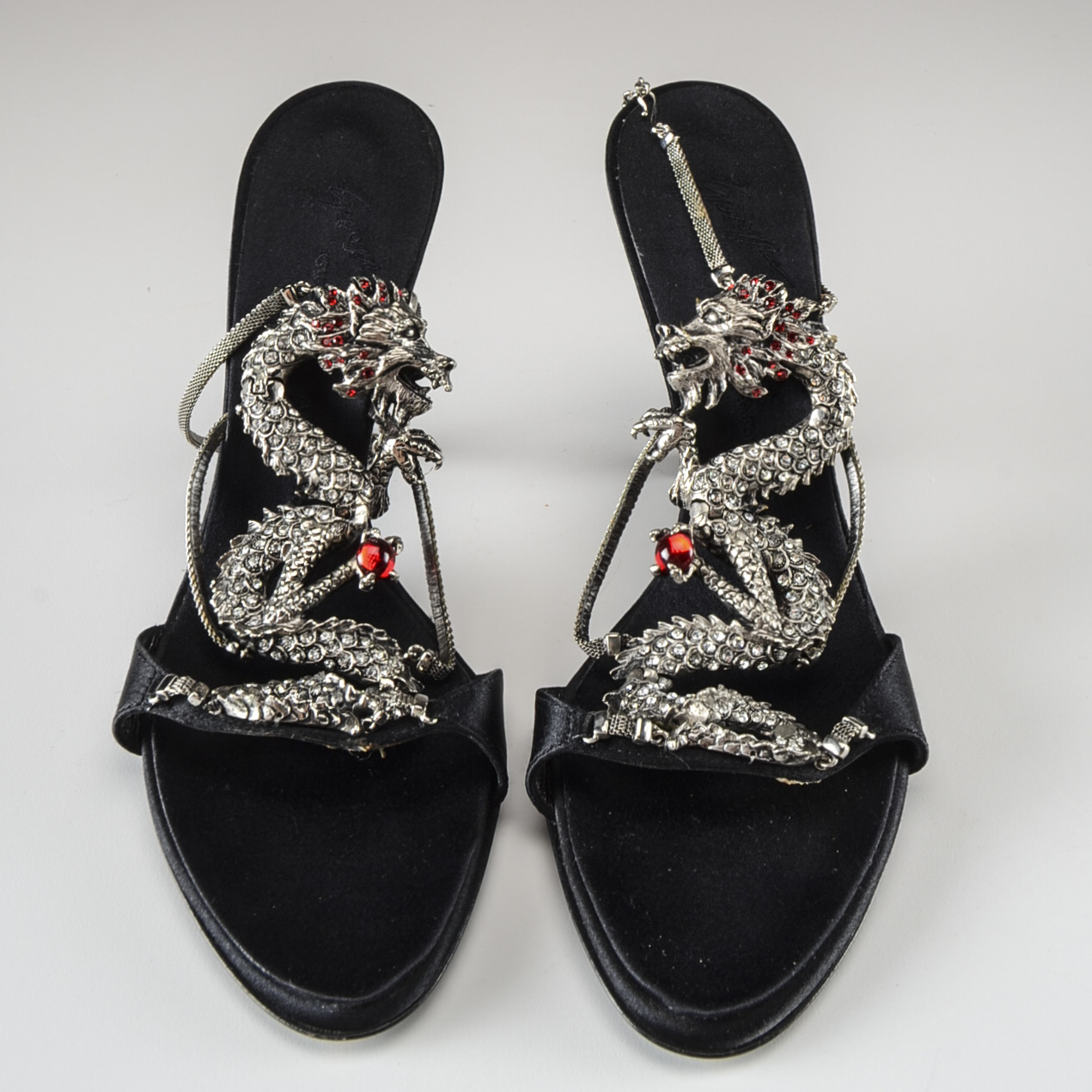 Giuseppe Zanotti Rhinestone Dragon Stilettos