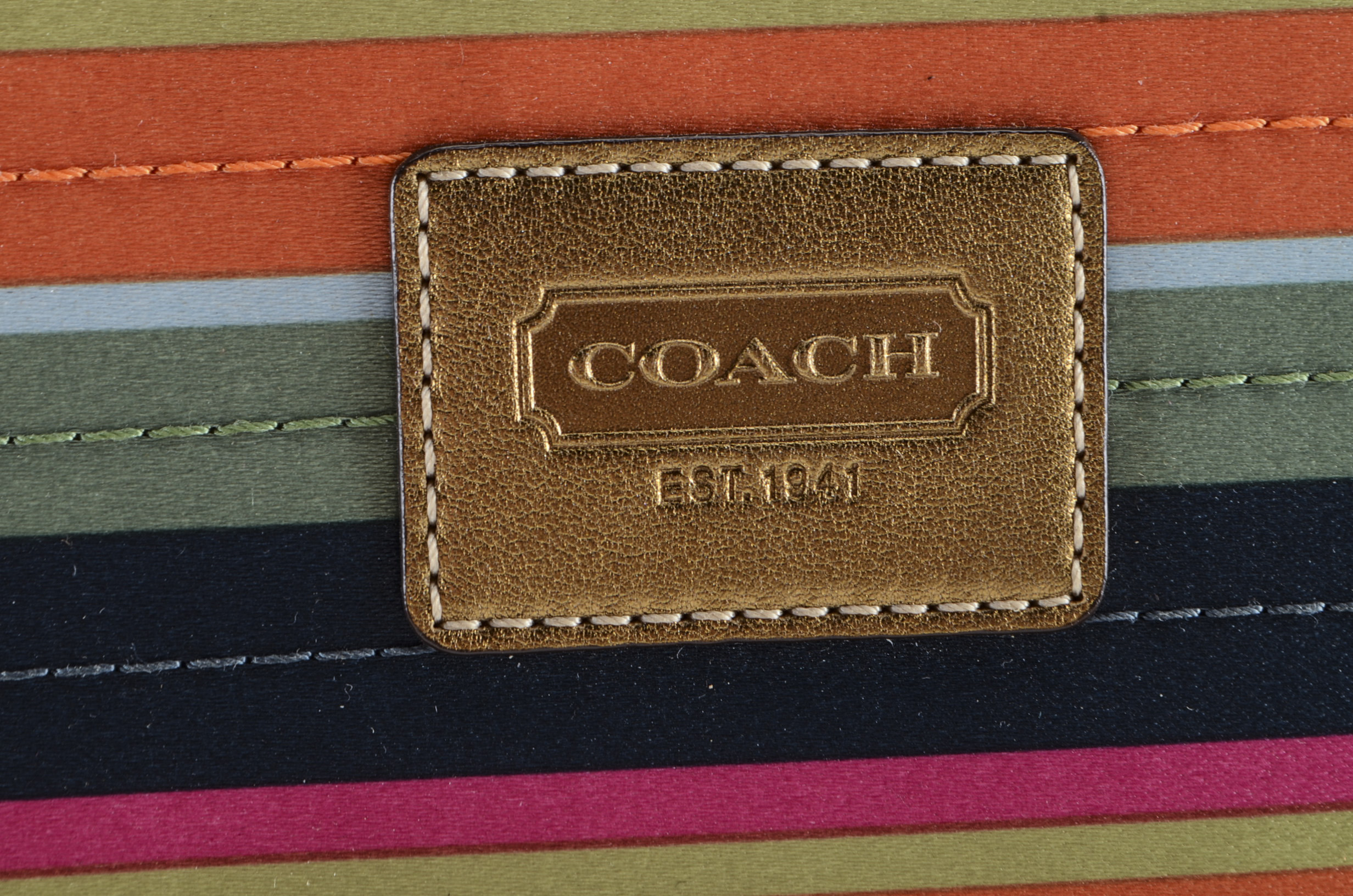 Coach Legacy Striped Agenda