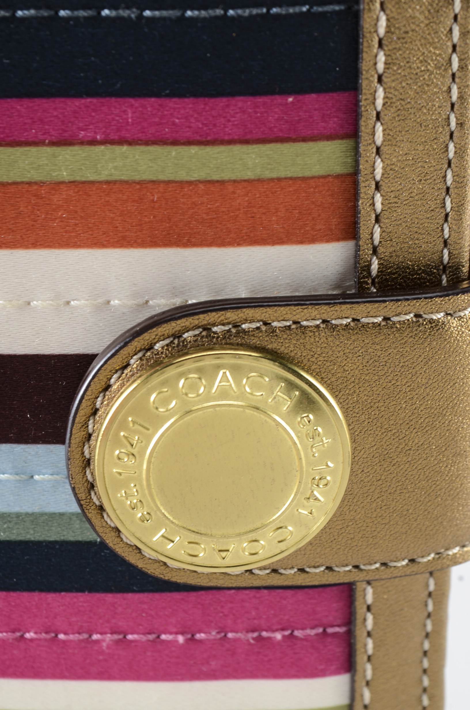 Coach Legacy Striped Agenda